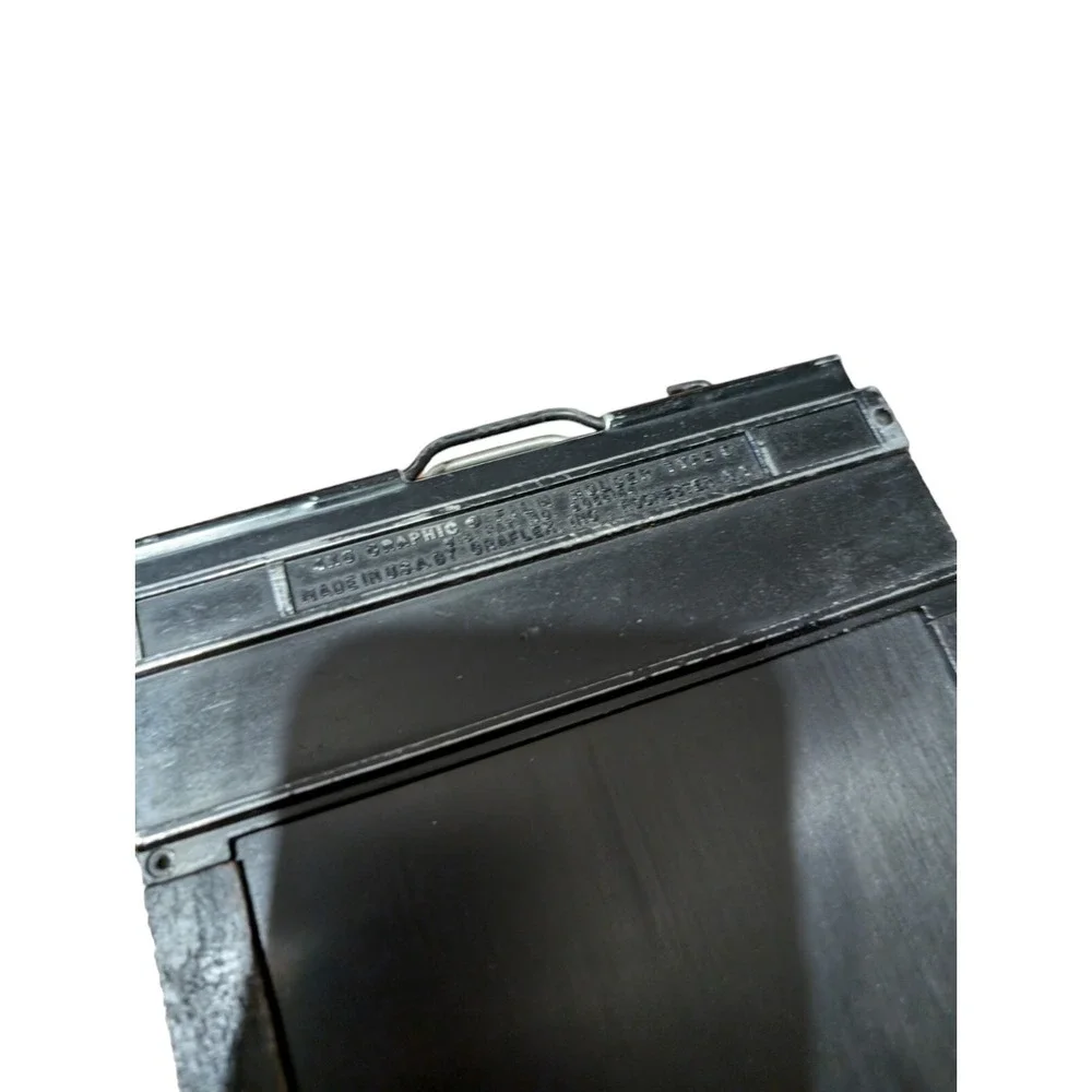 (2) Vintage 4x5 Graflex Graphic Cut Film Back Holder Type 5